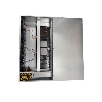 quadro de caixa de mineração do computador do quadro do ar livre do metal S11 8 Gpu de 65mm