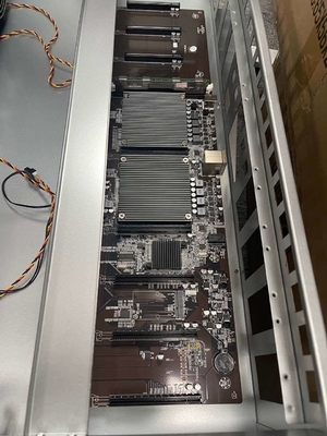 2000w 3060 3070 chassis 8 Gpu do servidor do PC do caso de mineração 3090 de GPU que mina Rig Case